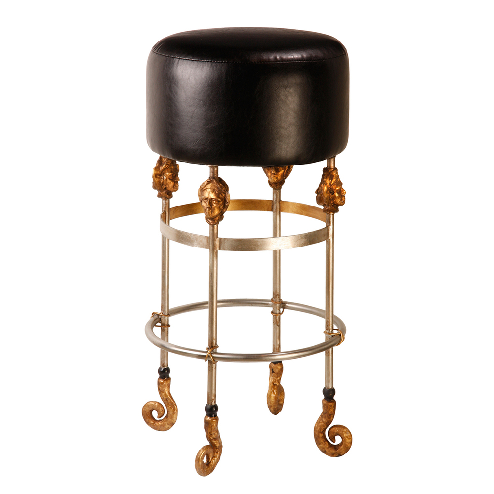 Armory Tall Black Bar Stool