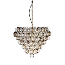 Lucas McKearn CH9069 - Bouquet Textured Glass Antiqued Finish Chandelier