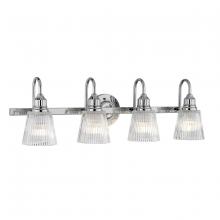 Lucas McKearn BB-ADDISON4-PC - Addison 4 Light Bath Light in Polished Chrome