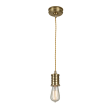 Lucas McKearn EL/DOUILLE/PAB - Douille Aged Brass Pendant