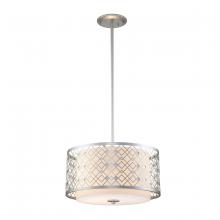 Lucas McKearn PD1185LS-2 - Ziggy Large Pendant in Laquered Silver