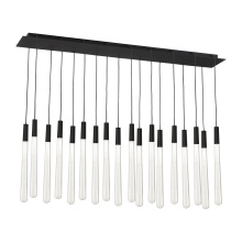 Visual Comfort & Co. Modern Collection 700TRSPPYLC18TB-LED120 - Pylon Crystal 18 Light Chandelier