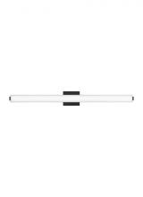 Visual Comfort & Co. Modern Collection 700BCFINN36B-LED930 - The Finn 36-inch Damp Rated 1-Light Integrated Dimmable LED Bath Vanity in Nightshade Black
