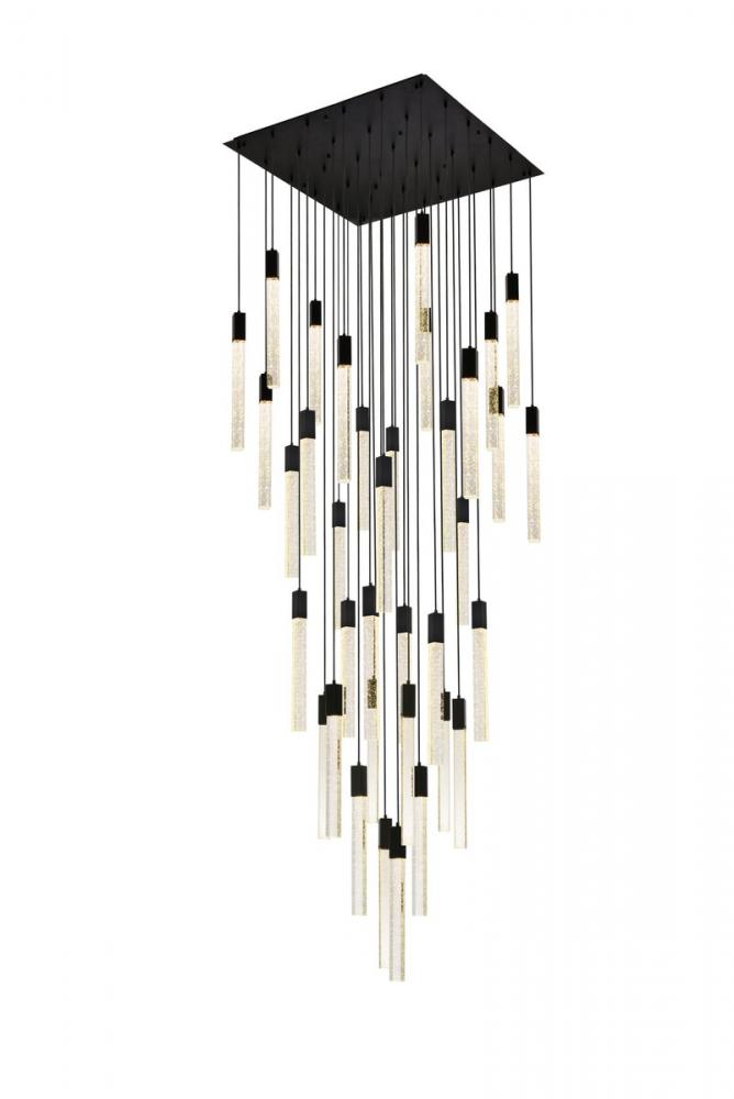 Weston 36 Lights Pendant in Black