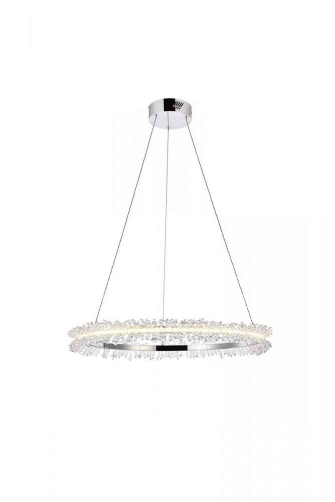 Laurel LED 26 Inch Chrome Pendant