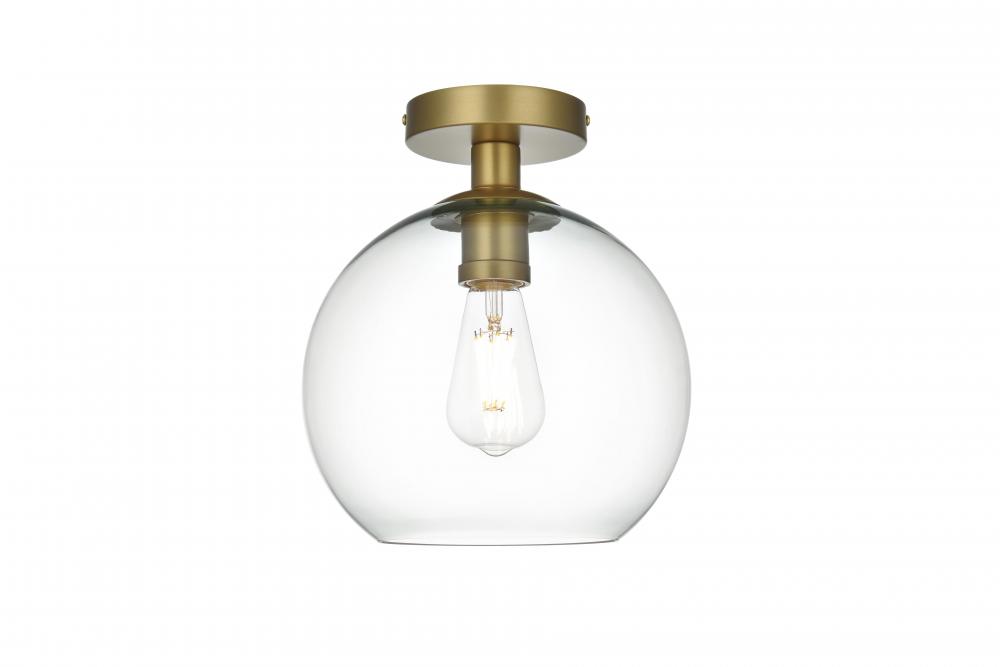 BAXTER Flush D9.8"H11.2"L1 Satin Gold CL