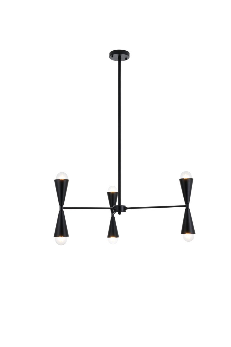 Cade 34 Inch Pendant in Black