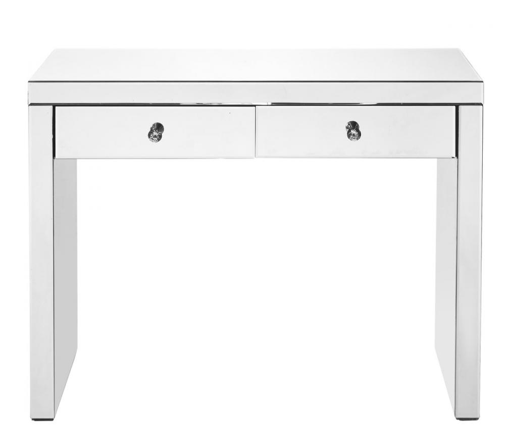 Console Table 39 in x 14 x30 in. in Clear