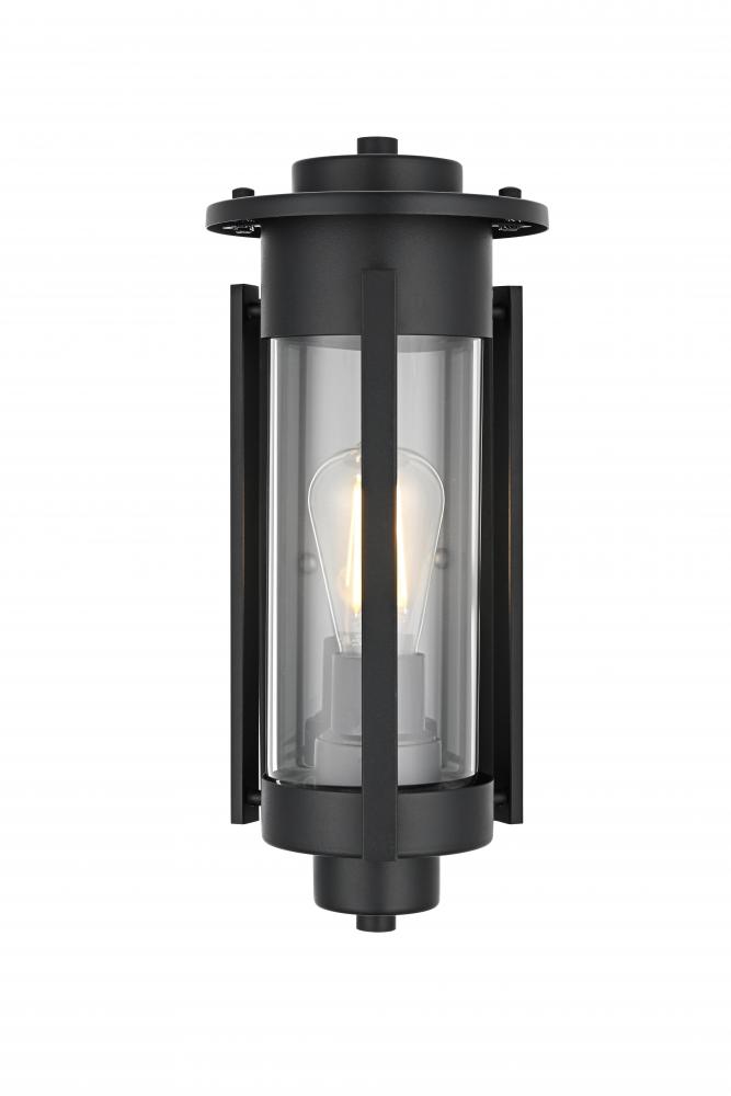 Wall sconce W6.5" H14.5" E7" L1 Black