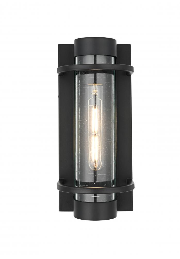 Wall sconce W5.5" H12.5" E6" L1 Black