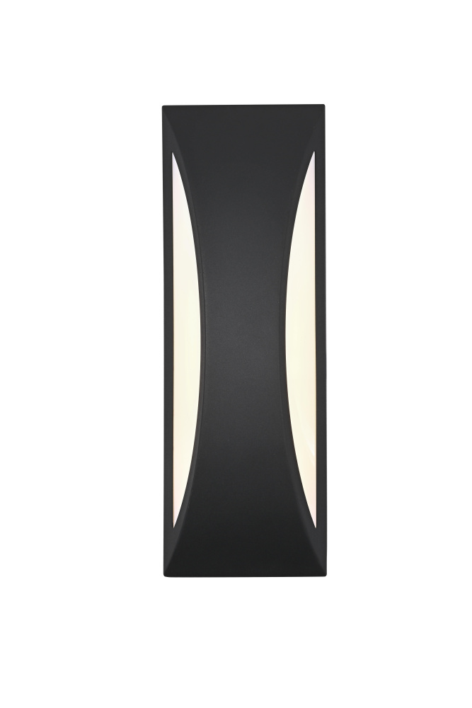 Wall Sconce W4.7" E3.4" H13.8" Black