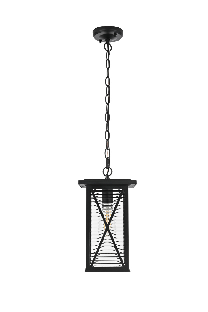 Jada 14 inch Outdoor Pendant in Black