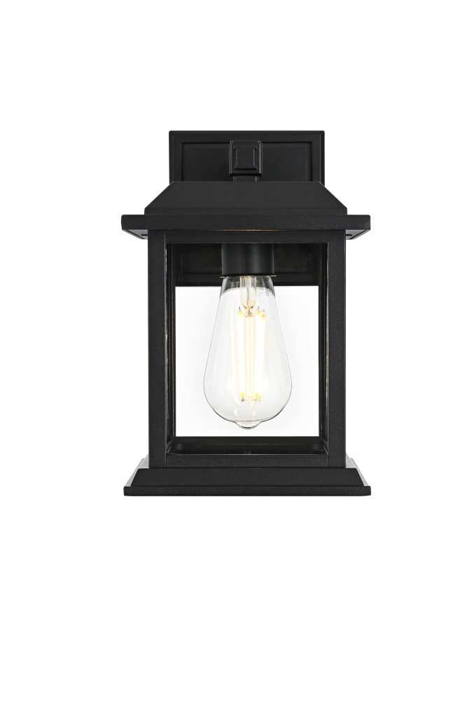 Araceli 10 inch Outdoor Wall sconce in Black