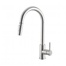 Elegant FAK-306BNK - Kitchen Faucet 4 17/64" × 1‘ 4-5/32"  × 10 23/64" brushed nickel