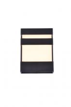 Elegant LDOD4010BK - Raine Integrated LED Wall Sconce in Black