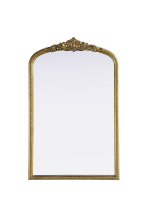 Elegant MR7F2742AB - Naomi Vintage Resin Mirror 27x42 in Antique Brass