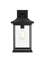 Elegant OD612W16BK - Wall Sconce W7.9"xD6.5"xH15.7" Lt1/E26/60W Black