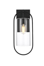 Elegant OD811W20BK - Wall Sconce W8"xH20"xE8" Black