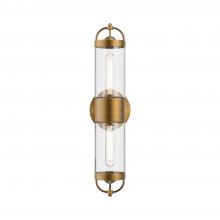 Alora Lighting WV461102AG - Lancaster 5-in Aged Gold 2 Lights Wall/Vanity