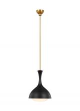 Visual Comfort & Co. Studio Collection AEP1011BBSMBK - Lucerne One Light Small Pendant