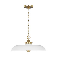 Visual Comfort & Co. Studio Collection CP1231MWTBBS - Wellfleet Medium Wide Pendant