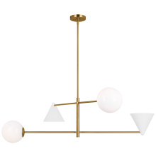 Visual Comfort & Co. Studio Collection AEC1094MWTBBS - Cosmo Extra Large Chandelier