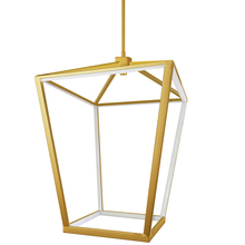 Dainolite CAG-2664C-AGB - 64W Chandelier, Aged Brass with White Diffuser