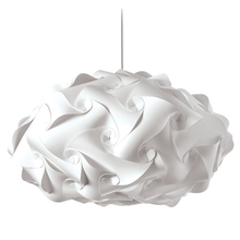 Dainolite DBL-FLT-790 - 3 Light Pendant, Polished Chrome Finish, White Fabric