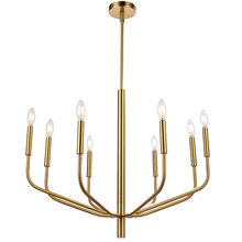 Dainolite ELN-328C-AGB - 8LT Chandelier, AGB Finish