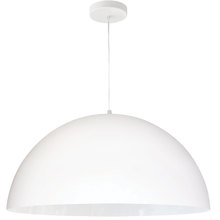 Dainolite OFE-201P-MW - 1 Light Incandescent Large Dome Pendant, Matte White