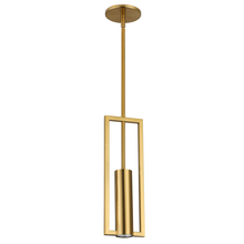 Dainolite PLN-151P-AGB - 1 Light Halogen Pendant, Aged Brass