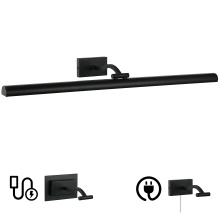 Dainolite YVO333-32LED-MB - 5 Colour Change Temp 40W Matte Black Picture Light