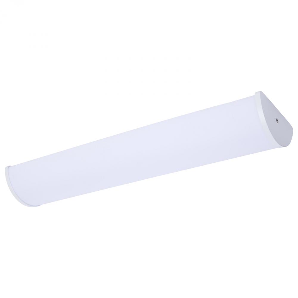 Crispo; LED 25 Inch Vanity; White Finish; 27K/3K/35K/4K/5K CCT Selectable