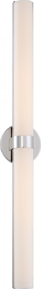 Bond; Double 37-3/8 in.; LED Vanity with White Acrylic Lens; Polished Nickel Finish