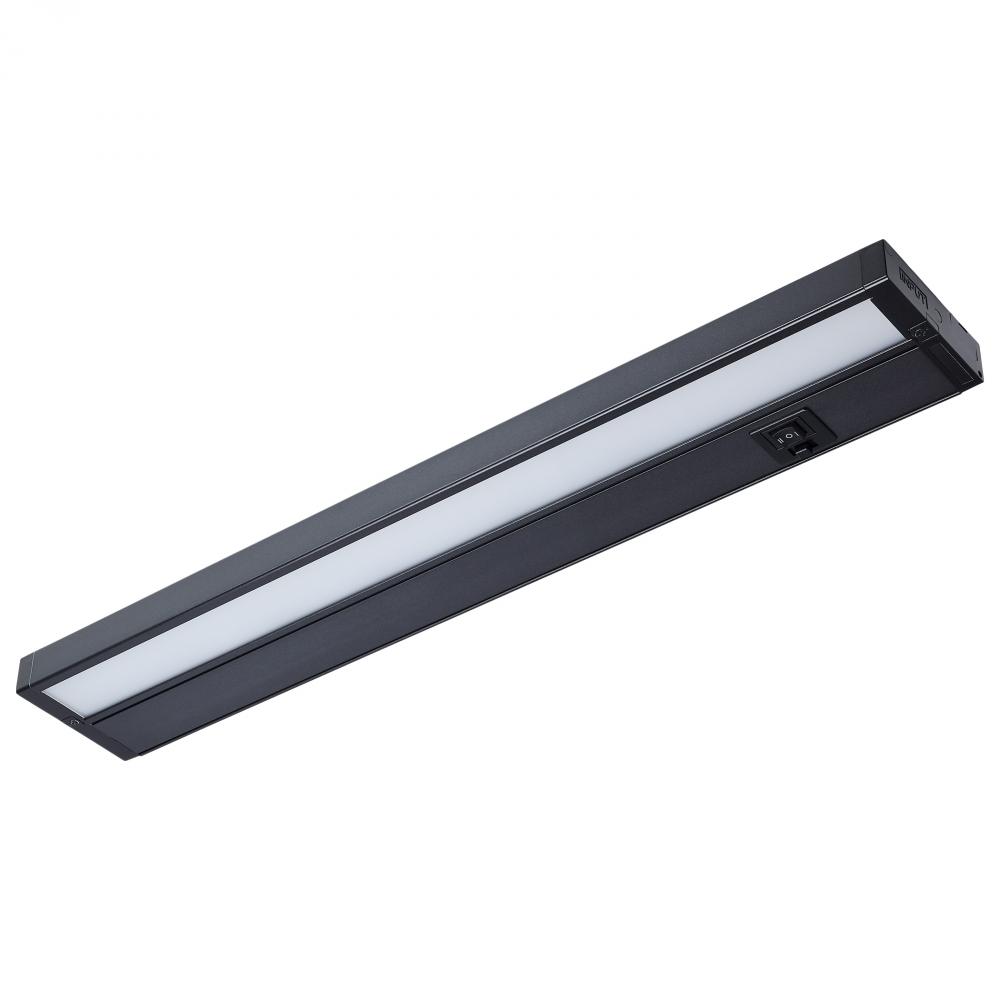 13 Watt 22-Inch LED Under Cabinet; 30K/40K/50K CCT Selectable; Dark Bronze; 120 Volt