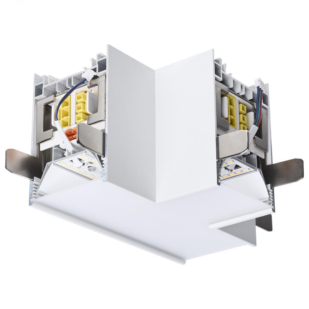 Momentum; T-Connector for LED Linear System; White Finish