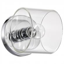 Nuvo 60/8071 - Marlowe; 1 Light Vanity; Polished Nickel with Clear Glass; Polished Nickel Finish