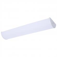 Nuvo 62/1873 - Crispo; LED 25 Inch Vanity; White Finish; 27K/3K/35K/4K/5K CCT Selectable