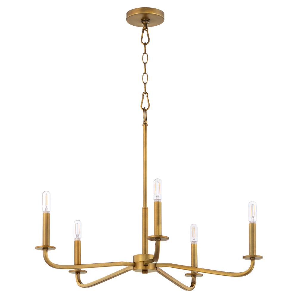 RUTHERFORD 5LT CHANDELIER - BRB