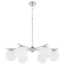 Quorum 639-6-65 - JASPER 6LT CHANDELIER - STN