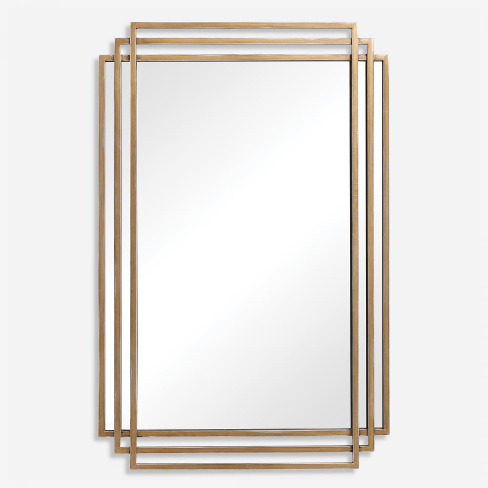 Uttermost Amherst Brushed Gold Mirror