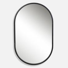 Uttermost 09735 - Uttermost Varina Minimalist Black Oval Mirror