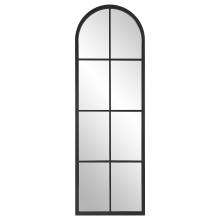 Uttermost 09772 - Uttermost Amiel Black Arch Window Mirror