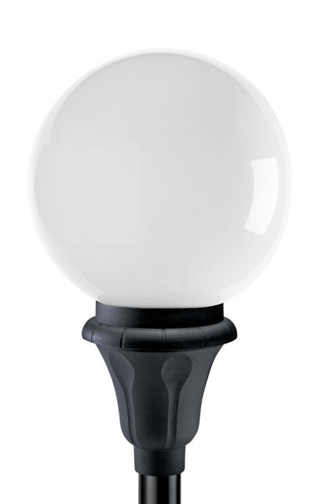 PARK PLACE, STYLE "A"  BLACK, CLEAR GLOBE 20", SOCKET ONLY
