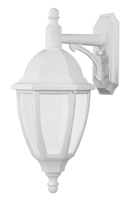 EVERSTONE WALL LANTERN WHITESTONE W/FROSTED LENS