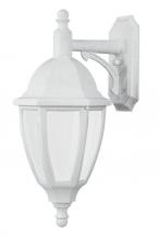Wave Lighting S11VF-WH - EVERSTONE WALL LANTERN WHITESTONE W/FROSTED LENS