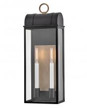 Hinkley 10665BK-BU - Large Wall Mount Lantern