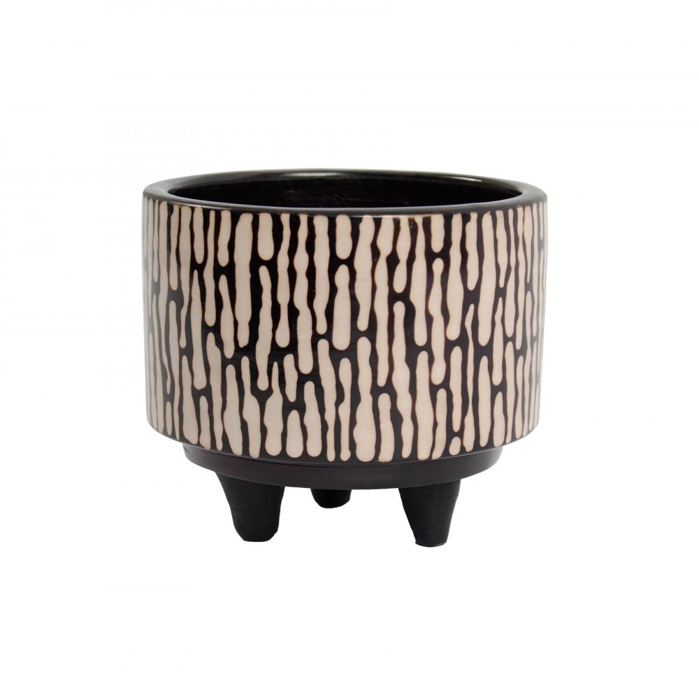 Ofelia Planter - Small Black