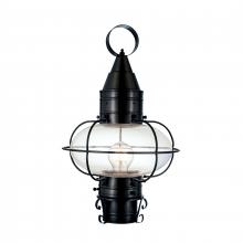 ELK Home 1511-BL-CL - Classic Onion 17.5'' High 1-Light Outdoor Post Light - Black