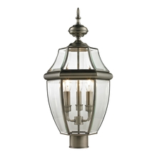 ELK Home 8603EP/80 - Thomas - Ashford 23'' High 3-Light Outdoor Post Light - Antique Nickel